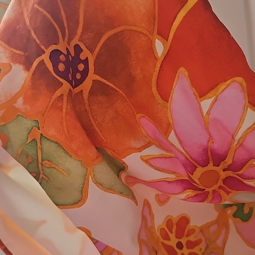 NWOT Mara Hoffman Kia One Piece Swimsuit In Wisteria Print Size XL - Picture 6 of 8